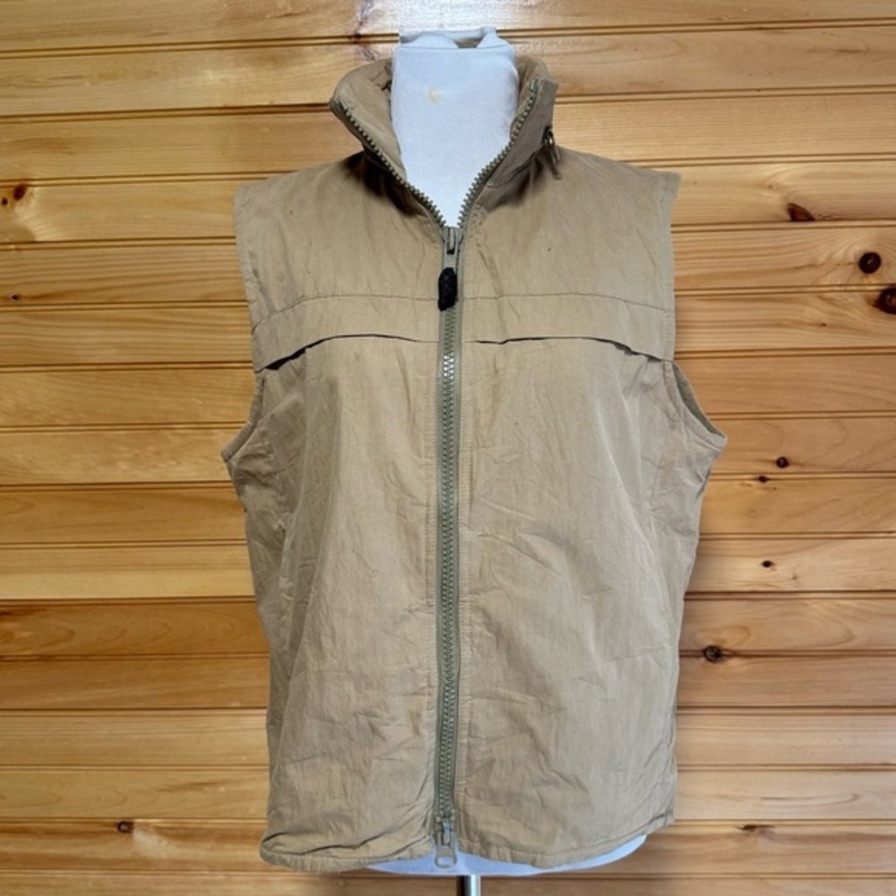 Ralph by Ralph Lauren 1999 Women’s Zip Up Tan Vest Size Small